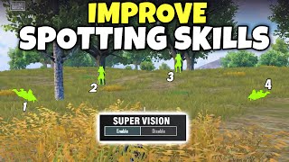 How to Spot Enemies in BGMI  Spot enemy in Grass  Know Enemy location faster in BGMI  Pubg Mobile [upl. by Bernete]