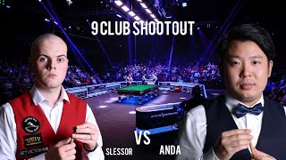 Zhand Anda Vs Elliot Slessor 9club shootout  2024  snooker so aide [upl. by Sualohcin]