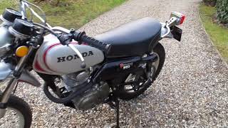 Honda XL250 Motosport [upl. by Ahtekahs]