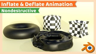 How to Inflate or Deflate an Object  Blender Tutorial [upl. by Lotti]