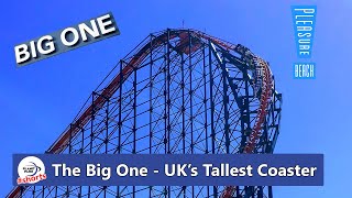 Tallest Roller Coaster In The UK  The Big One at Blackpool Shorts [upl. by Hsinam191]