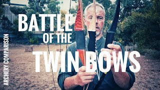 Archery Comparison Battle of the Twinbows [upl. by Refennej80]