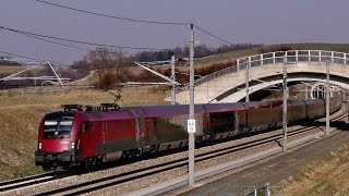 ÖBB Hochgeschwindigkeitsstrecke Westbahn März 2015 [upl. by Cychosz718]