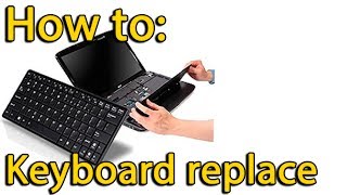 How to replace keyboard on HP ProBook 4540s laptop [upl. by Ymerej]