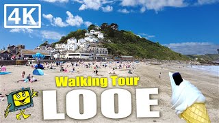 LOOE Cornwall UK  4K Walking Tour  May 2022 [upl. by Guerra146]