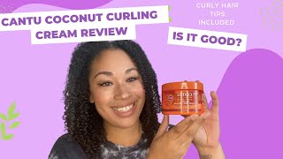 Cantu Coconut Curling Cream Review is it good [upl. by Nalo]