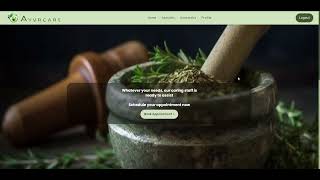 Ayurcare Website for real client [upl. by Sirob]