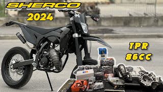 SHERCO 2024 TPR 86CC  PREPARIAMO IL MOTORE 🔥 [upl. by Budd758]