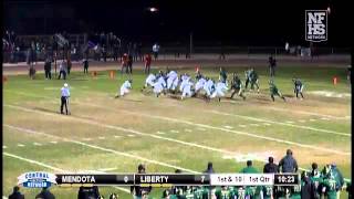 Edgar Segura punches it in the endzone for Mendota [upl. by Annekcm]