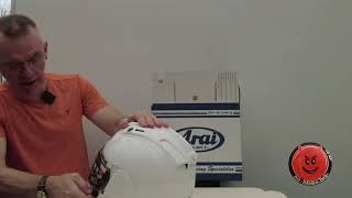 Unboxing  Arai RX7V Evo Mike Spike Edwards motorsport helmet motorcycle road racing champion [upl. by Lamag]