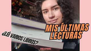 MIS ÚLTIMAS LECTURAS  Booktube Argentina [upl. by Archibaldo]