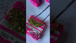 Des paillettes pour barbie bijoux fimo homemade noel christmas bouclesdoreilles [upl. by Leirbaj]