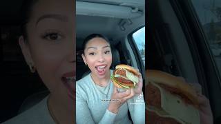 Burger eating mukbang yummy Burger with fries shorts [upl. by Lennad]