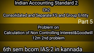 6th Sem Bcom Indian Accounting Standard Ch2 Consolidated and Separate FS and Group Entity part5 [upl. by Lecram571]