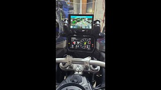 How to fit the Evotech Garmin Zumo XT bracket to the Ducati Multistrada [upl. by Nocaed]