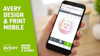 How to Print Labels from Your Phone with Avery Design amp Print Online for Mobile [upl. by Lea]