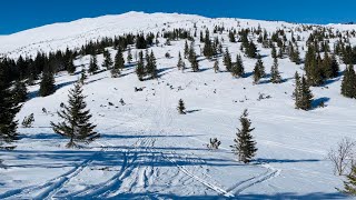 Skialp na Chopku z Krupovej na Kamennú chatu mimo zjazdoviek [upl. by Repsag]