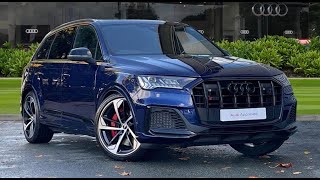 2022 Approved Used Audi SQ7 Black Edition TFSI 507 PS tiptronic  Stoke Audi [upl. by Jacobba]