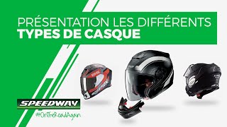 Les différents types de casques moto  Intégral modulable jet [upl. by Haidabez]