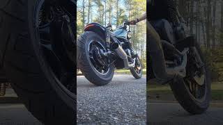 RAW sound Exhaust silencer vs straight pipe honda motorcycle restoration diy vintage loud [upl. by Abekam]