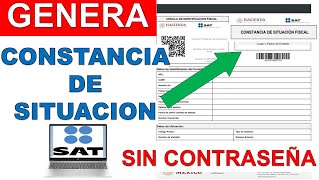 GENERA Constancia De Situación Fiscal I Sin contraseña I Sin SAT ID I Sin Filas I OBTEN EN MIN 2024 [upl. by Attener203]