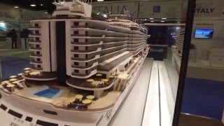 MSC Cruises Seaside Ship Model [upl. by Suk]