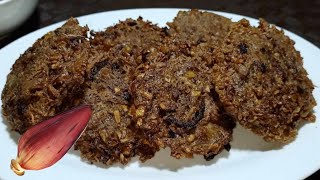 BANANA BLOSSOM PATTIESPUSO NG SAGING BURGER food cooking cookingfood recipes countrysidelife [upl. by Oxford]