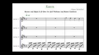 ハッヘルベルのカノン Kanon（Canon） Pachelbel [upl. by Hobart]