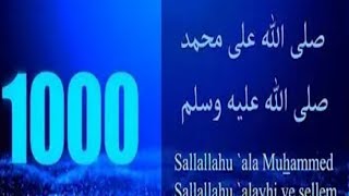 salawat 1000 salawat on the prophet Muhammad SAW [upl. by Delbert]