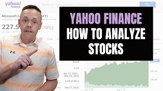 How to Use Yahoo Finance for Stock Analysis in 2021 [upl. by Salas]