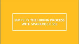 HR Hire Request  Sparkrock 365 [upl. by Yrok]