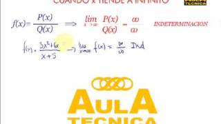 LIMITES DE FUNCIONES RacionalesLIMITE RACIONAL EN el INFINITO [upl. by Nogem]