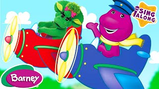 The Airplane Song  Barney Nursery Rhymes and Kids Songs [upl. by Aissatsana458]