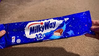 Unboxing Milky Way Chocolate Bars  A Heavenly Treat Unveiled 🍫✨ asmr [upl. by Aleta734]