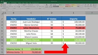 Formato Condicional para resaltar filas con color de Relleno en Excel [upl. by Eciuqram178]