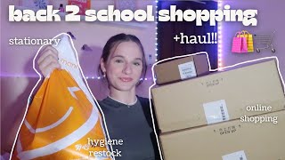 back to school shopping  haul freshman year 🛍️🛒 [upl. by Kauslick601]