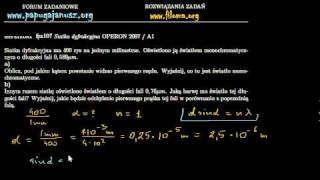 fpx107  Interferencja LISTOPAD 2006  A1  zadanie z fizyki  filomaorg [upl. by Attenyl]