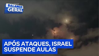 Após ataque do Irã Israel limita encontros externos e suspende aulas no país [upl. by Naasah]