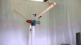 Wind Turbine Simulator Changing Blades Pitch Angle [upl. by Alletsyrc437]