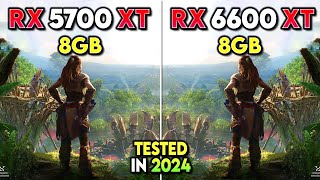 RX 5700 XT vs RX 6600 XT  How Much Performance Difference in 2024 [upl. by Ellenaj326]