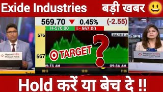 Exide Industries Share Today Latest News Exide Industries Share News Exide Industries Share Today [upl. by Tenn547]