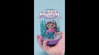 Gabbys Dollhouse Glitter Snow Globe DIY  Netflix Jr shorts [upl. by Adnofal175]