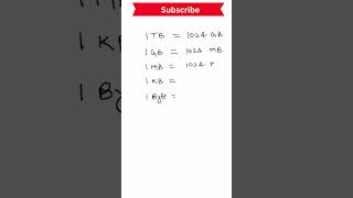 Convert GB MB and KB in Seconds 🔥 storage shorts [upl. by Ynnavoeg]