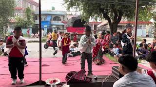 Ligligkot dadaima  Deusi Bhailo dance babu nani haru  Pokhara 2081 [upl. by Gnuj]