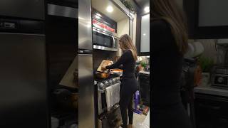 Living in an RV making lunch for my blue collar husband ☀️😊 rvlife rvliving morning asmr shorts [upl. by Suoiradal799]