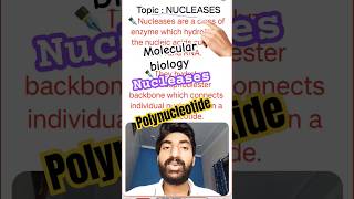 Nucleases  endonuclease and endonuclease by DSSir pwt biology molecularbiology mgkvp dssir [upl. by Eiramnerual49]