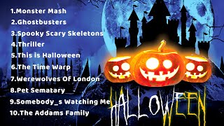 Best Halloween Songs Playlist 2024🎃 Top Halloween Songs of All Time👻 Clean Halloween Songs Playlist [upl. by Eniamor]