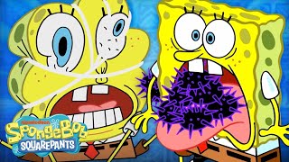 SpongeBob’s Most PAINFUL Moments 😣  60 Minute Compilation  SpongeBobOfficial [upl. by Tnilf]