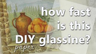 DIY glassine paper napkins using tealight candles part one [upl. by Sower47]