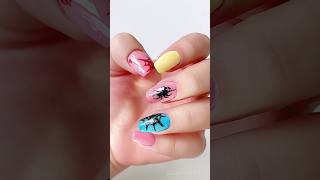 Cute Halloween Nails 💅 nails shorts youtubeshorts nailart fyp diy [upl. by Leilah423]